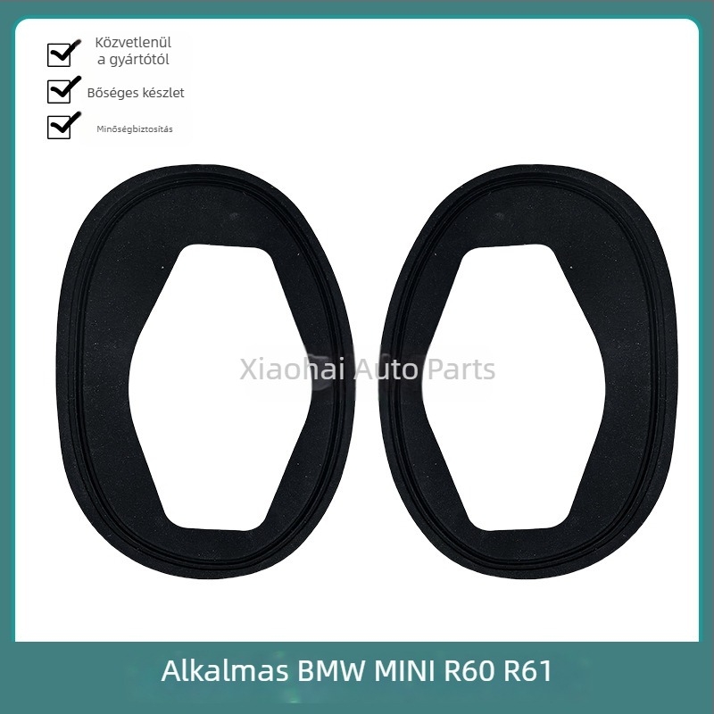 MINI hátsó tükör gumis tömítése modellekhez R50, R52, R53, R55, R56, R57, R58, R59, R60, R61, anyag: természetes gumi