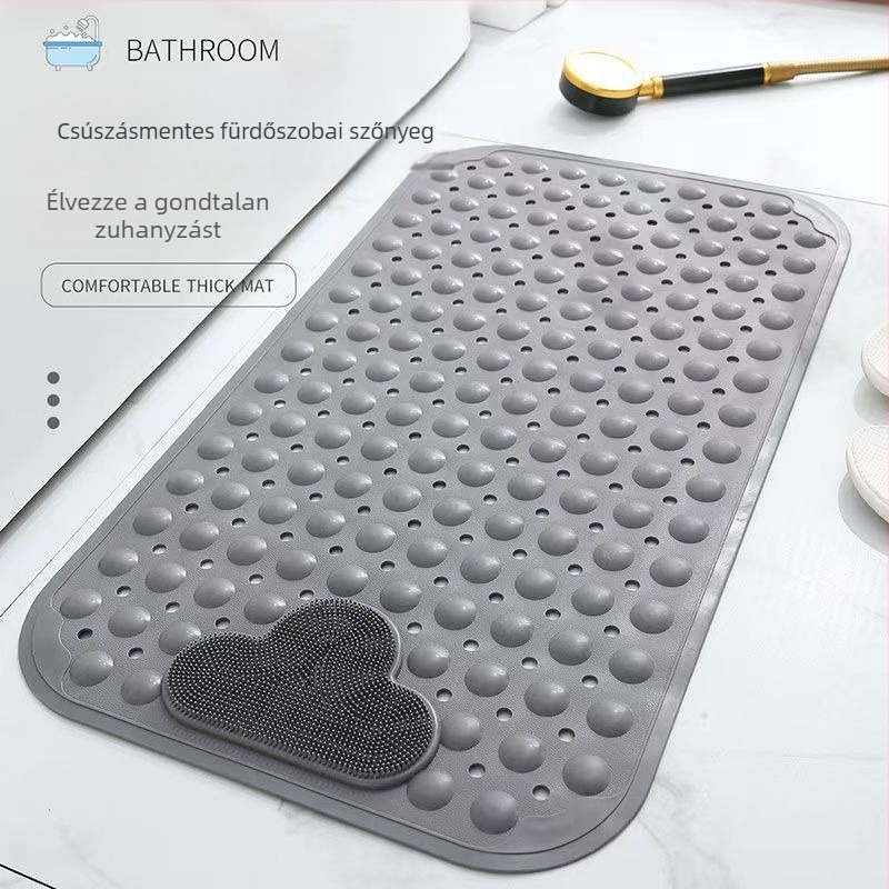 Dongshi DS-8625 TPE gépi szövésű négyzet alakú fürdőszobai szőnyeg, kézzel mosható, modern minimalista stílus