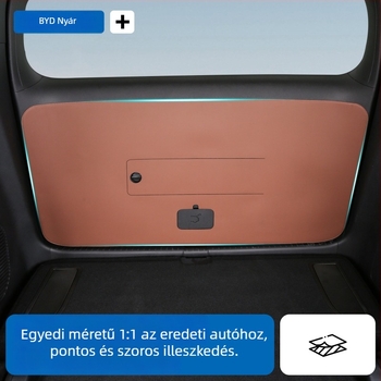 BYD csomagtartó védőpad, bőrből, ütésvédő panel, modell 54646456