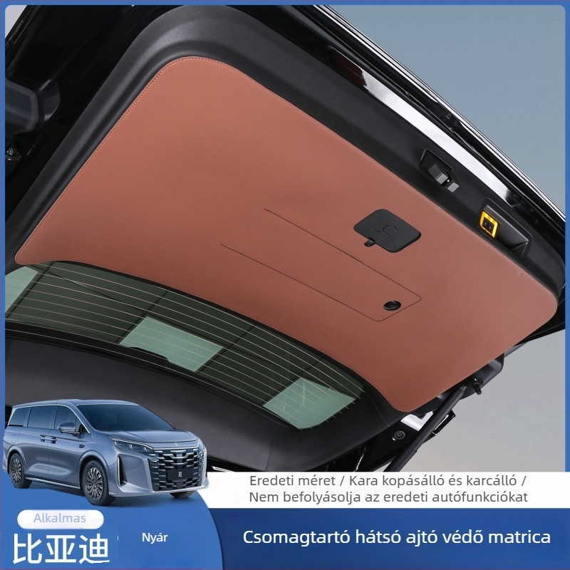 BYD csomagtartó védőpad, bőrből, ütésvédő panel, modell 54646456