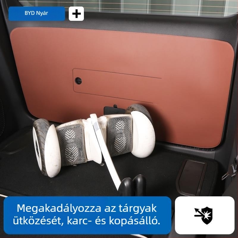 BYD csomagtartó védőpad, bőrből, ütésvédő panel, modell 54646456