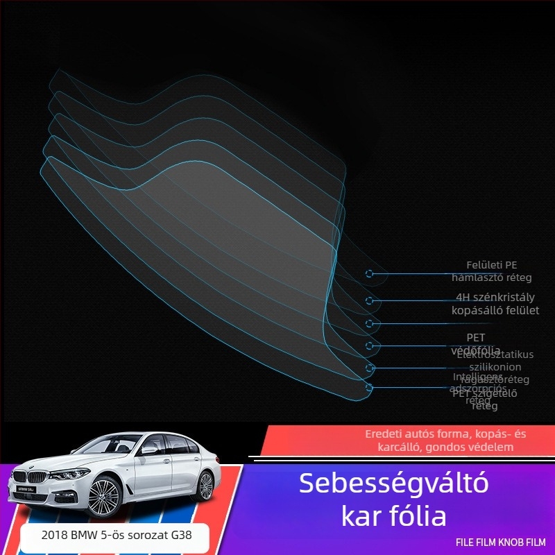 BMW 5-ös sorozat váltókarvédő fólia