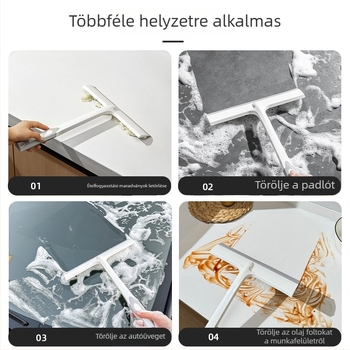 Kézi műanyag egyoldalas tisztító eszköz ablakokhoz, 100 darab, otthoni használatra