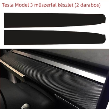 Ditu Szénszálas belsővédő készlet a Tesla Model 3/Y-hoz — központi konzol fólia, küszöbvédő fólia és karcolás elleni fólia
