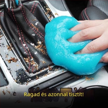 Autó és otthon belső tereinek tisztító gélje — puha gél, többfunkciós, por tapadó, 11H keménység