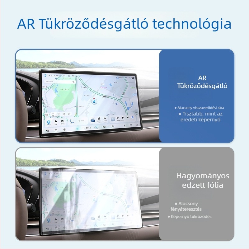 BYD Han 9 Központi kijelzőhöz anti-glare puha fólia, 15,6 hüvelyk, anti-kék fény és visszaverődés elleni bevonat