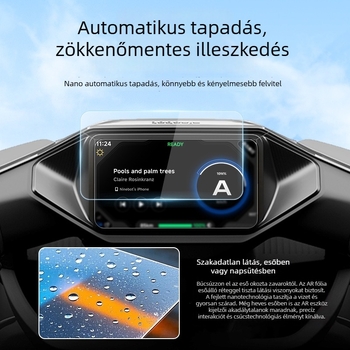 No.9 M395Cmax elektromos jármű műszerfal-kijelzőhöz AR-ellenálló fólia, F2Z110, HD napfényvédő bevonat