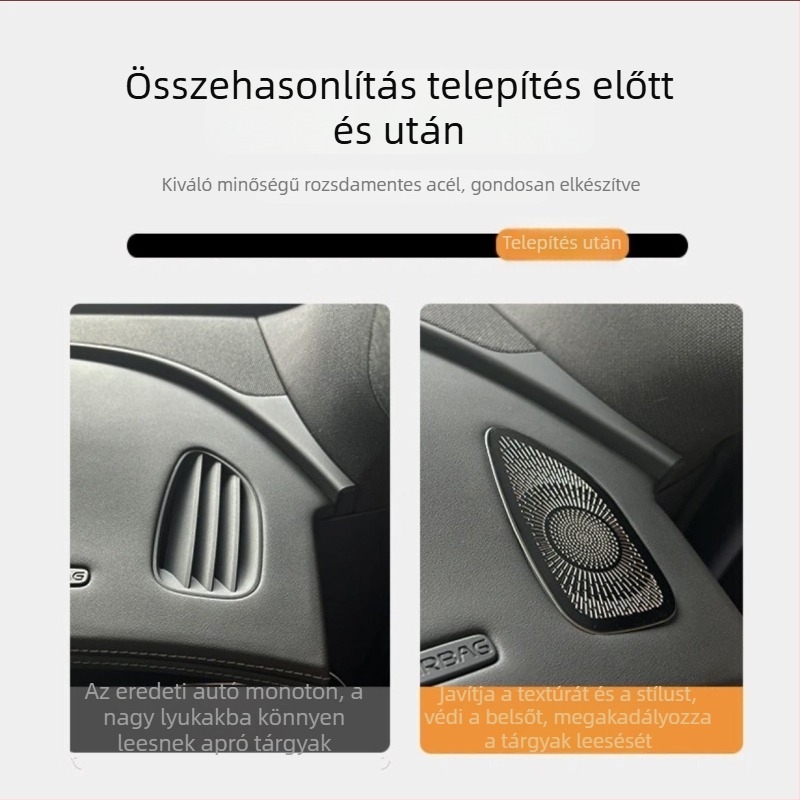 BYD Sea Lion 07 belső légáramlás védőfedél, üvegemeléshez tartozó díszítőcsík és rozsdamentes acél dekorációs matrica