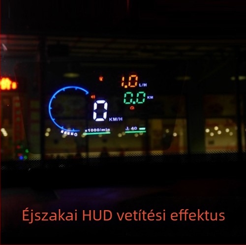 Autó HUD-hoz való visszaverő fólia a szélvédőre – HD kijelző, csökkenti a ghostingot, PET fólia, méretek 12×9 cm-től 16×12 cm-ig