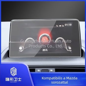 Mazda CX-3 CX-4 CX-5 CX-8 navigációs edzett üveg kijelzővédő a központi kijelzőhöz – HD