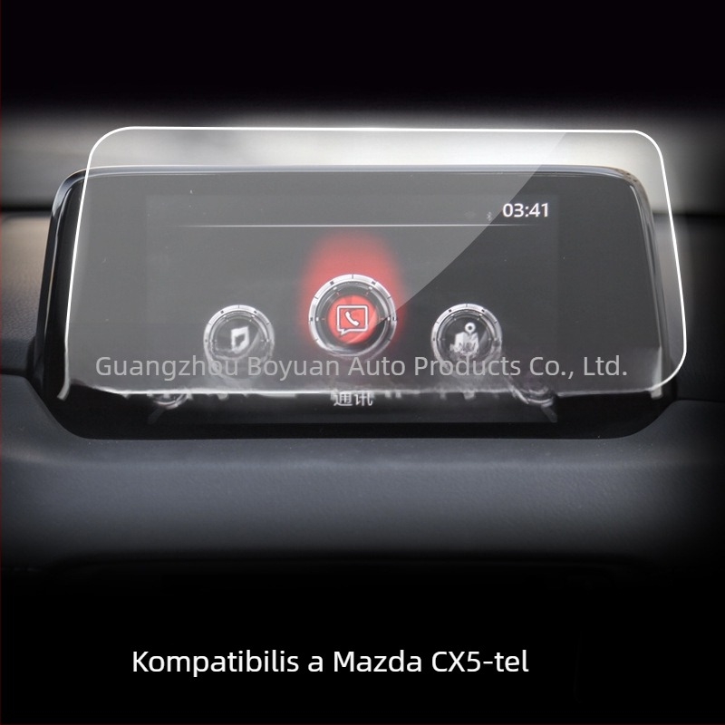 Mazda CX-3 CX-4 CX-5 CX-8 navigációs edzett üveg kijelzővédő a központi kijelzőhöz – HD