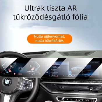 BMW iM X1/X2/X4/X5/X6/X7/X3 sorozat központi navigációs kijelző AR‑növelt átlátszóságú védőfólia