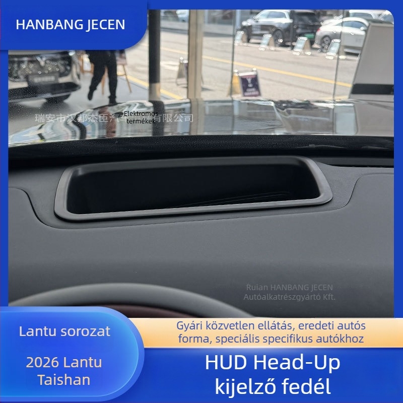 6D HUD védőfedél a 2026-os Lantu Taishanhoz, ívelt műszerfalhoz — ABS belső panel