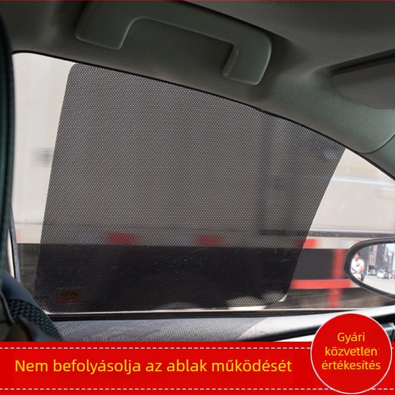 Autó oldalsó ablakaihoz PVC elektrosztatikus hálófüggöny