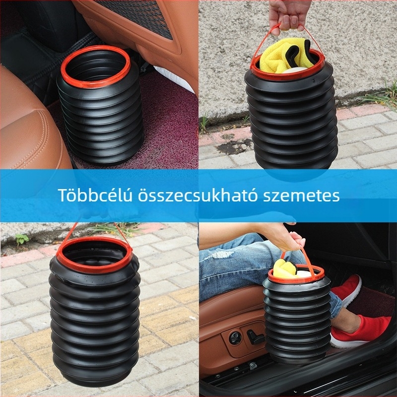 Figure PVC összecsukható teleszkópos autós szemetes és vízvödör