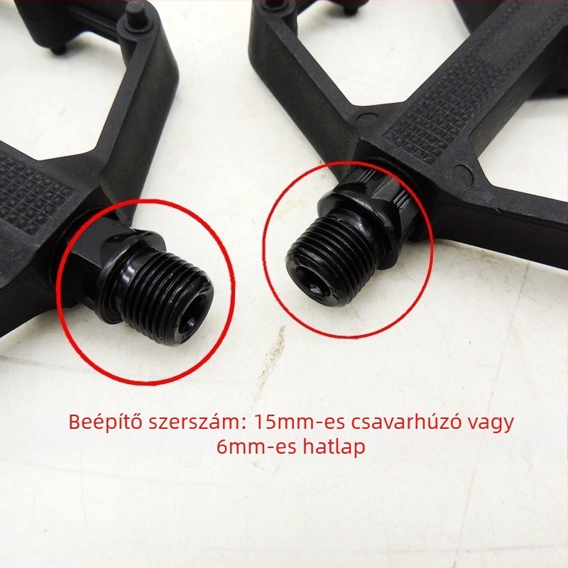 MTB kerékpár pedál kenőanyaggal ellátott csapágyakkal NL333, erős nylon QT