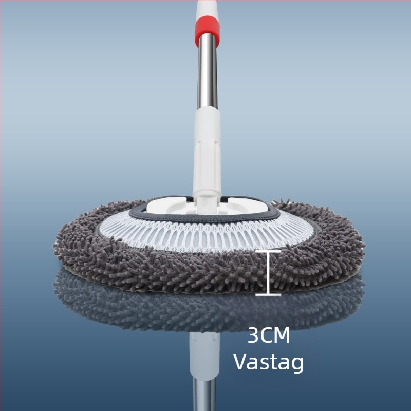 Autómosó mop Chenille, görbült nyél, teleszkópos hosszú nyél, modell QJS-JWMHSWG-Z, márka Oka Star