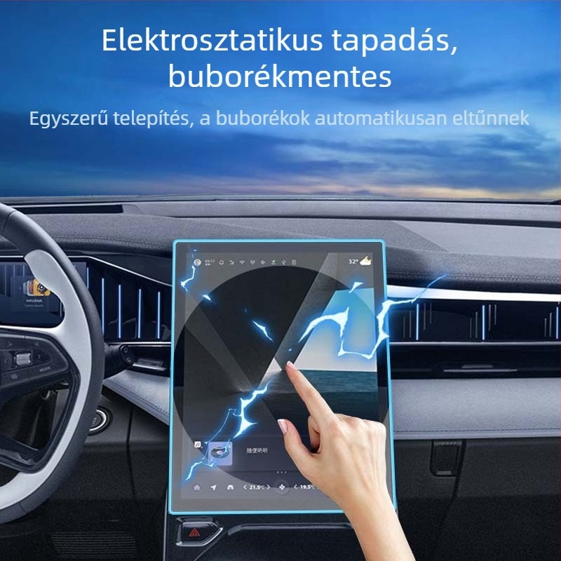 Toyota Camry 24. generációs központi kezelőpanel LCD kijelzőjéhez edzett üveg kijelzővédő