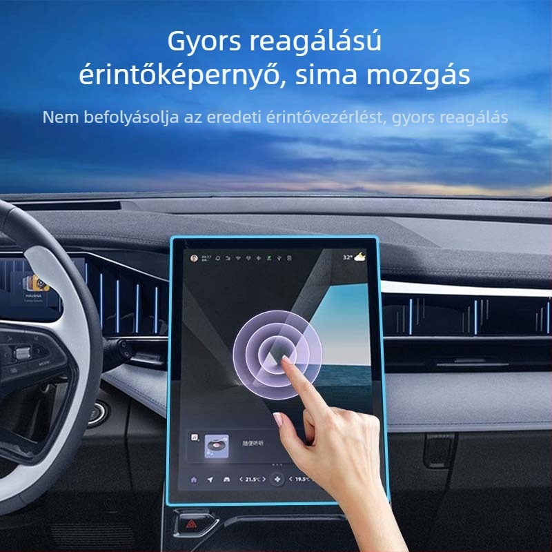 Edzett üveg kijelzővédő a Changan UNIZ központi kijelzőjéhez
