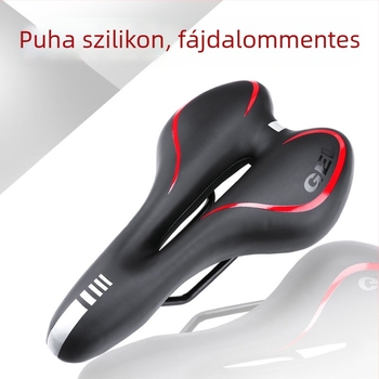 Hegyi kerékpárhoz való puha szilikonos párnázott nyereg, üreges kialakítású, vastagabb párnázás