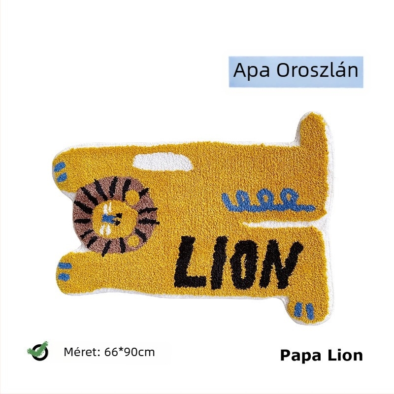 Rajzfilm űrlény alakú plüss szőnyeg nappalira, fürdőszobába és hálószobába; ágy melletti takaró és lógatható székre való párna.