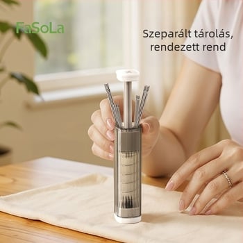 Zsebes hordozható varrókészlet — varródoboz 360 darab, 35 g tömeg, anyagok: PC/ABS/szénacél, testreszabás elérhető