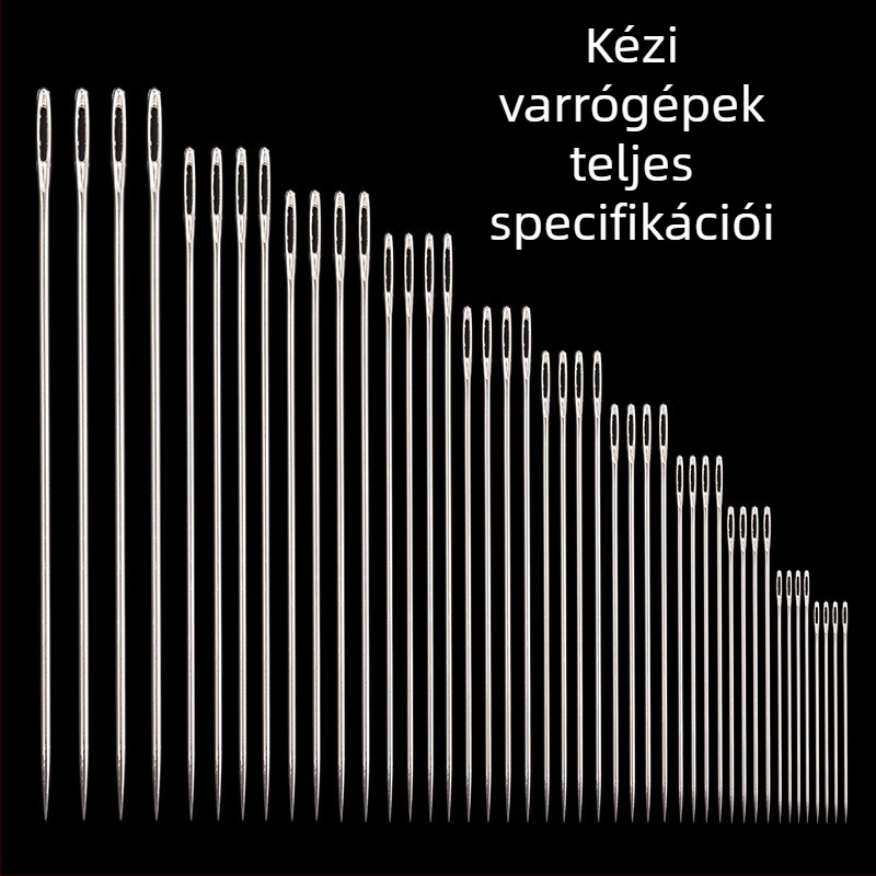 Kézi varrótűk acélból, háztartási használatra, hímzőtűk, kínai stílusú