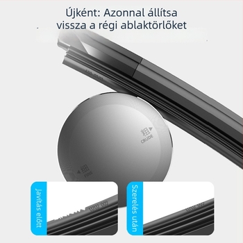 Ablaktörlő javító, univerzális tisztító eszköz ablaktörlőlapokhoz, ötvözet