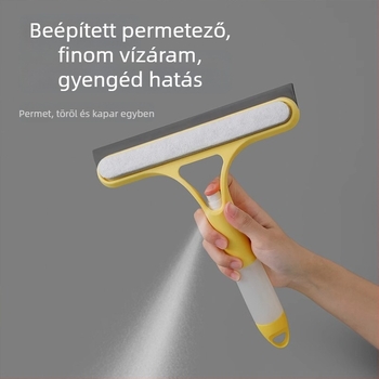 Hanyu 3-in-1 üvegtisztító spray palackkal és kaparóval, műanyag