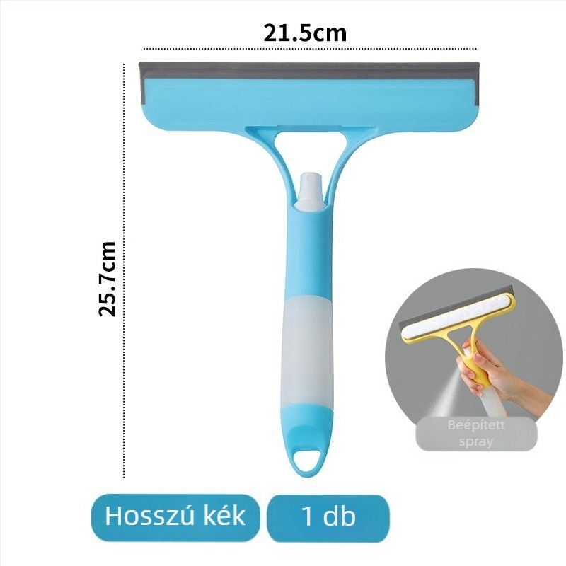 Hanyu 3-in-1 üvegtisztító spray palackkal és kaparóval, műanyag