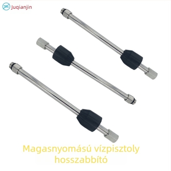 Rozsdamentes acélból készült magasnyomású vízpuskához tartozó hosszabbító rúd, 1/4 hüvelykes gyorscsatlakozás, 4000 PSI