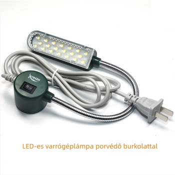 Varrógép LED lámpa – mágneses, olvasó fény, szemvédő