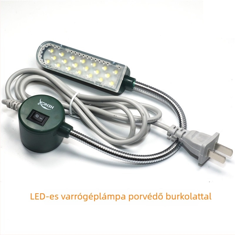 Varrógép LED lámpa – mágneses, olvasó fény, szemvédő