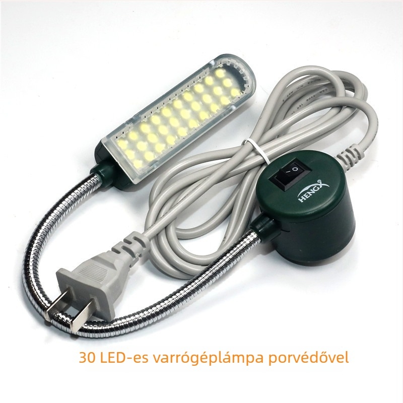 Varrógép LED lámpa – mágneses, olvasó fény, szemvédő