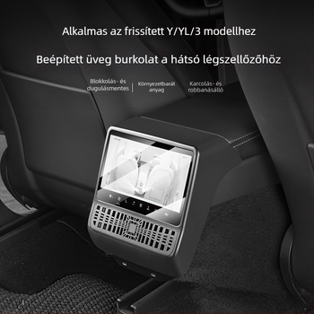 ABS hátsó légkimeneti védőfedél Tesla Model Y/Model 3-hoz, snap-on illesztés, modell Tsl2062