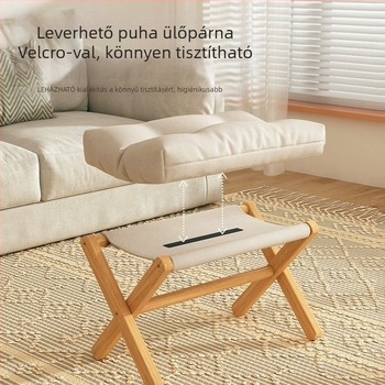 Fa lábtámasz kanapéhohoz és irodához, skandináv stílusú