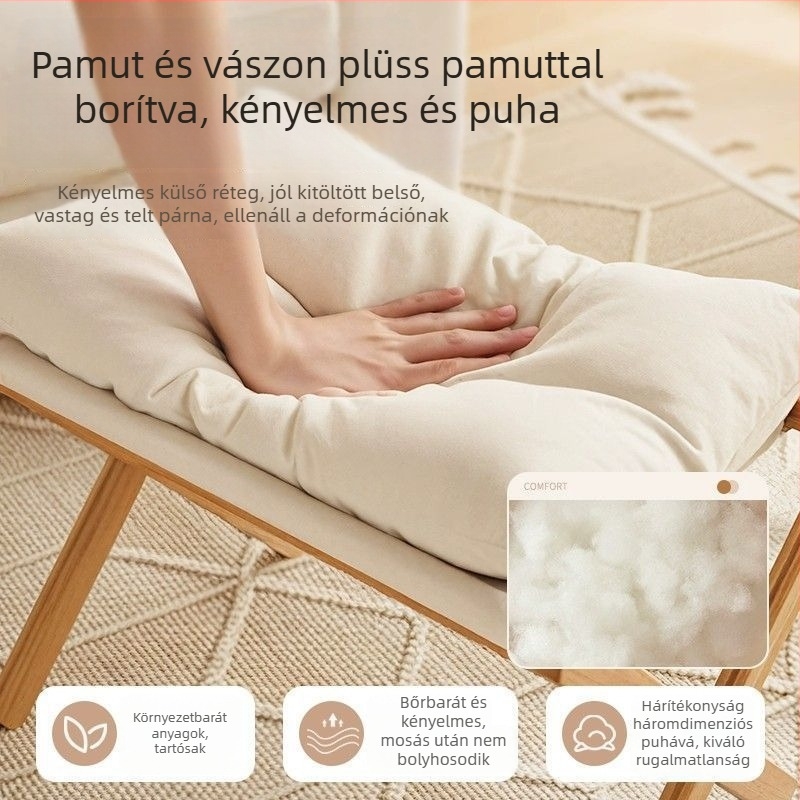 Fa lábtámasz kanapéhohoz és irodához, skandináv stílusú