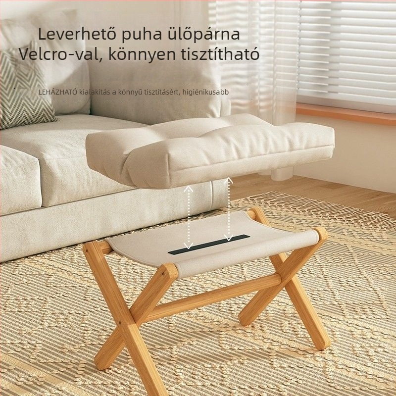 Fa lábtámasz kanapéhohoz és irodához, skandináv stílusú