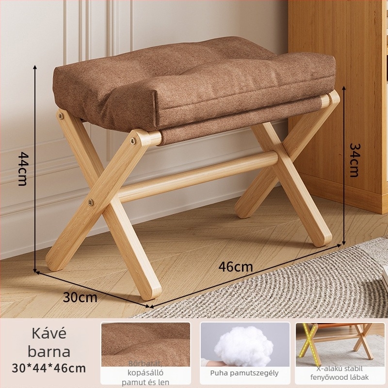 Fa lábtámasz kanapéhohoz és irodához, skandináv stílusú