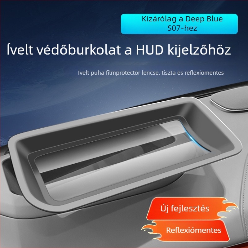 HUD védőfedél az autó műszerfalához – Kang shen; Modell 24-25 S07 PC; Eredet Guangdong; Típus: autó belső matricák