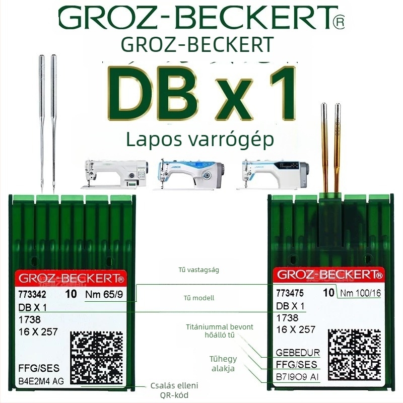 Db×1 lapos talppal varrógéptű, anti-pilling, hőálló; doboz 50 darab