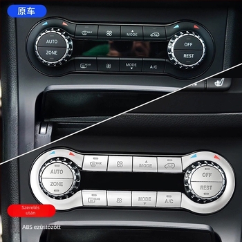 Mercedes B200 klíma kapcsoló gombjának állító matricája — Márka: Trade Friend; Modell: 66; Testreszabás: Nem
