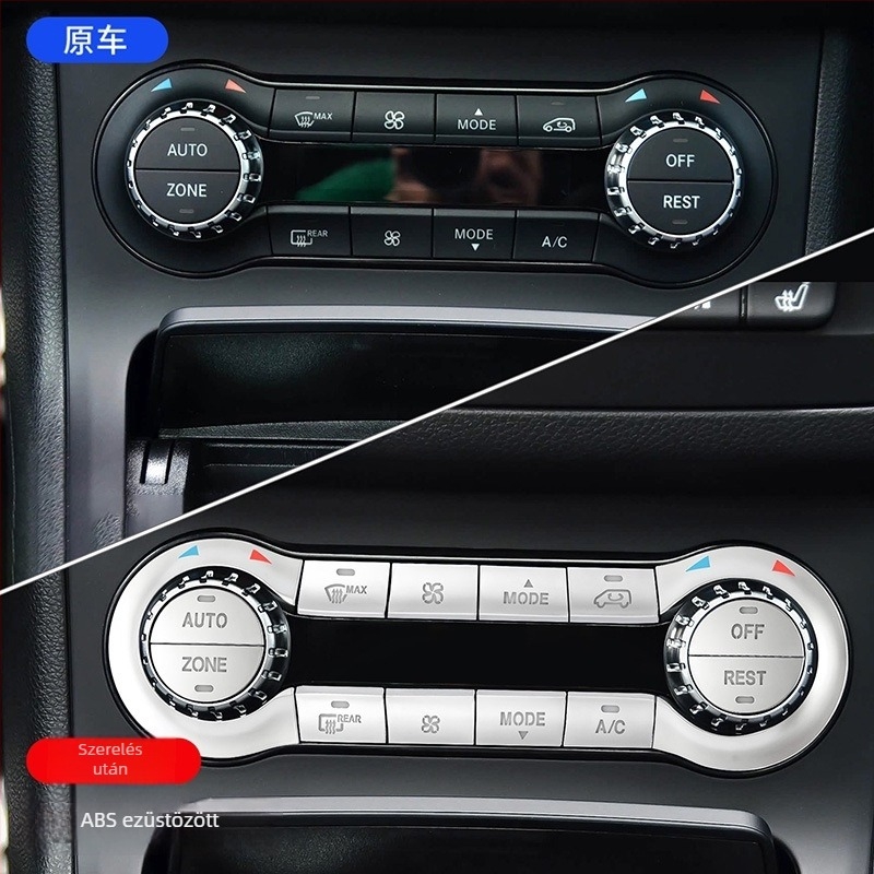 Mercedes B200 klíma kapcsoló gombjának állító matricája — Márka: Trade Friend; Modell: 66; Testreszabás: Nem