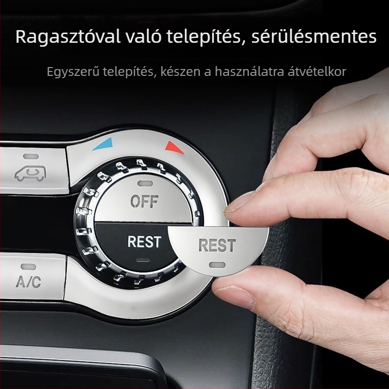 Mercedes B200 klíma kapcsoló gombjának állító matricája — Márka: Trade Friend; Modell: 66; Testreszabás: Nem