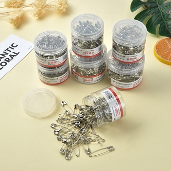 Tengwang nikkel bevonat biztonsági kapcsok, hordócsomagolású irodai kellékek