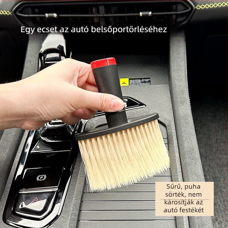 Autó belső tisztító sörtéje a légkivezetőkhöz – ABS anyag, Flash márka, autómosó eszköz