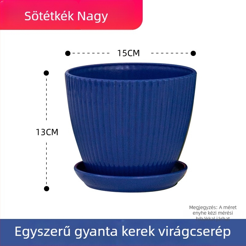 Otthoni növényekhez szukkulenseknek, légáteresztő gyantaanyagú, vastag falú nagy műanyag virágcserép, kis virágcserép