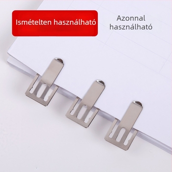 Irodai fém gemkapcsok, dobozos csomagolás, modell 1709n, Bright márka