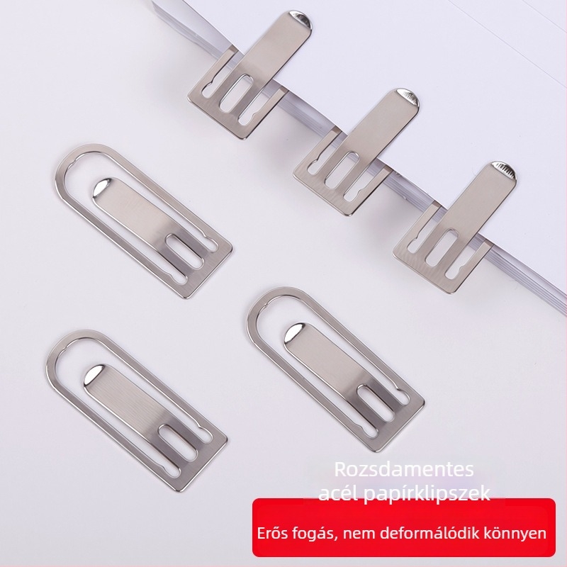 Irodai fém gemkapcsok, dobozos csomagolás, modell 1709n, Bright márka