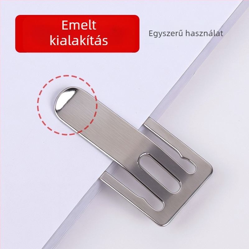 Irodai fém gemkapcsok, dobozos csomagolás, modell 1709n, Bright márka